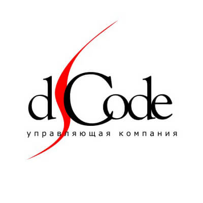 Основной логотип управляющей компании D'Code