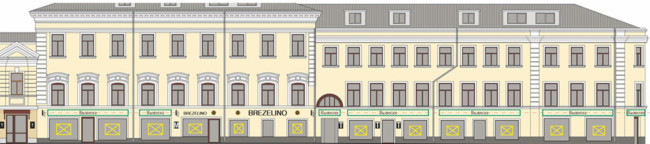 Привязка вывески BREZELINO